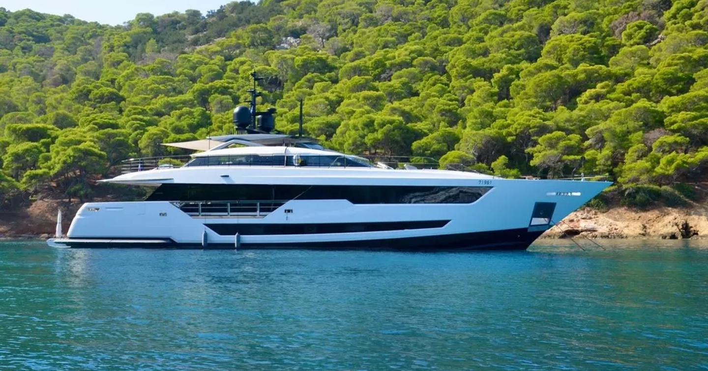 Motor Yacht Sodan at anchor