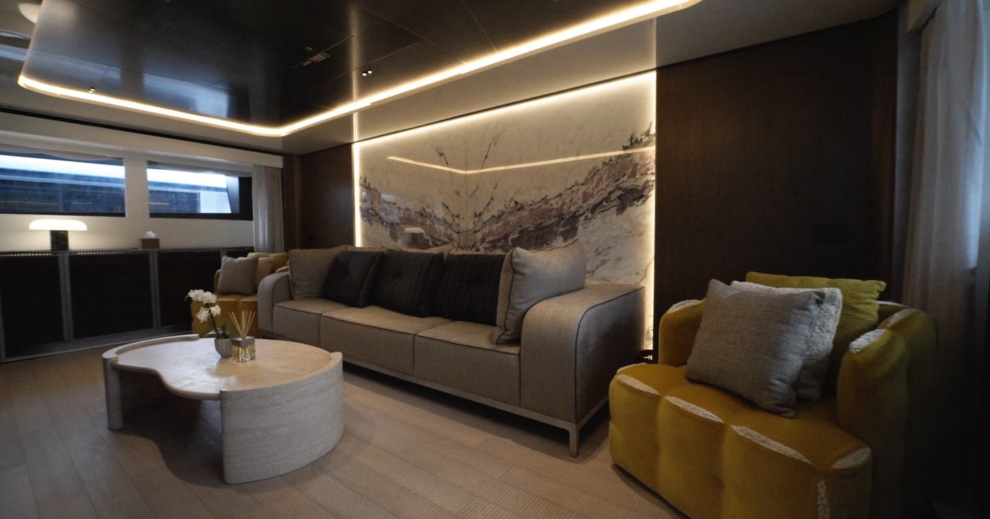 Columbus-Atlantique-43MT-Frette-Review-owner-cabin-lounge