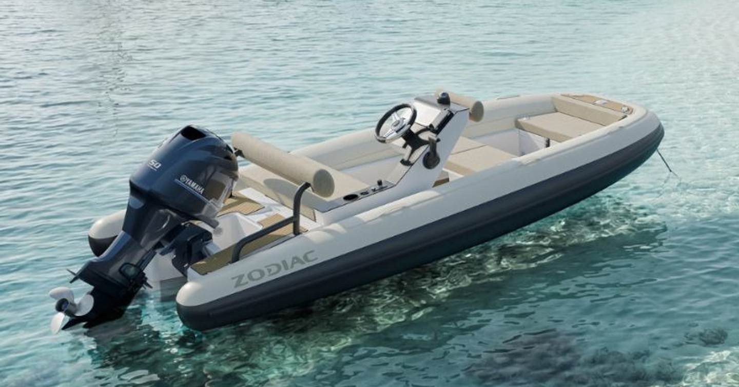 Rendering of Zodiac Yachtline 4.0 tender 