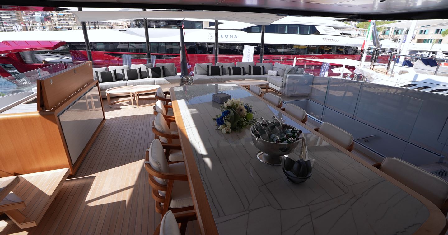 Tankoa-Yachts-S501-Evo-Review-bridge-deck-aft-dining