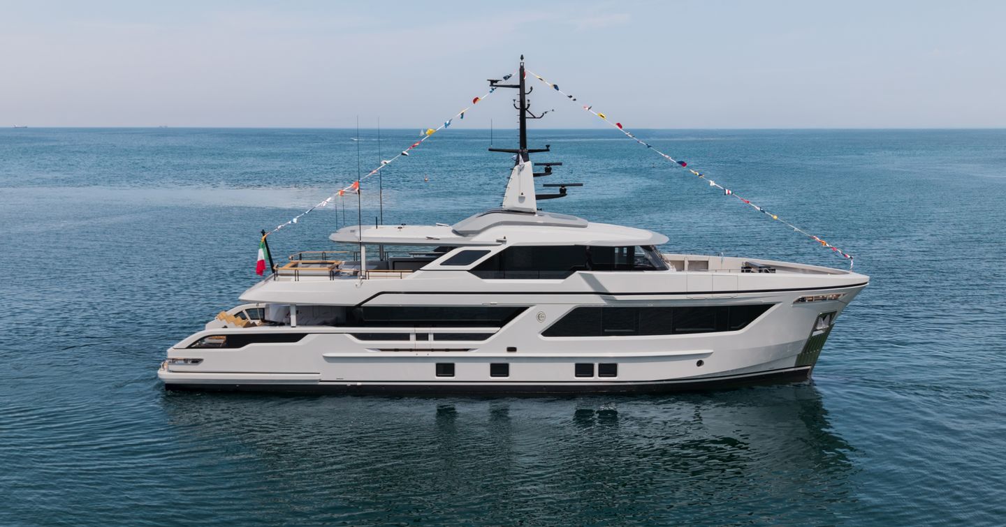Explorer yacht Mon Coeur at launch