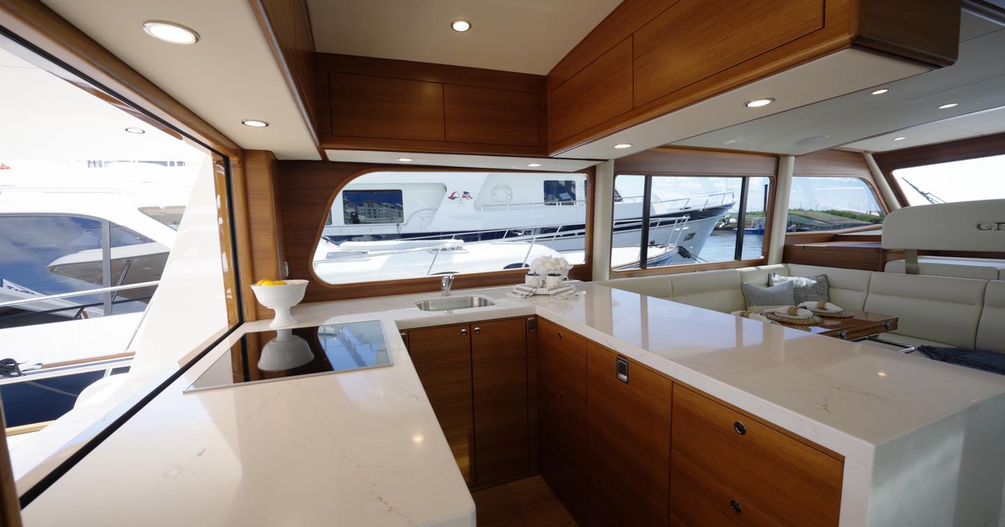 Grand-Banks-GB62-Flybridge-Review-galley