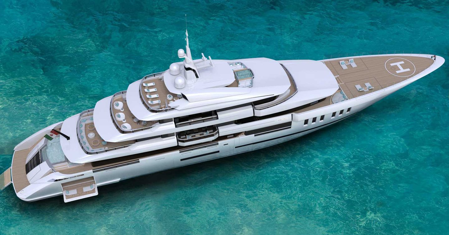 Rendering of ISA Yachts Continental 80 