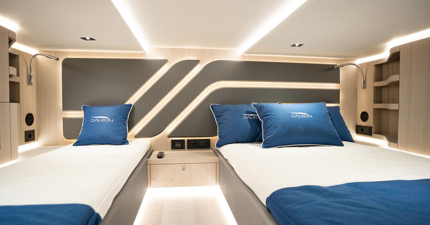 Galeon-435-GTI-Review-guest-cabin