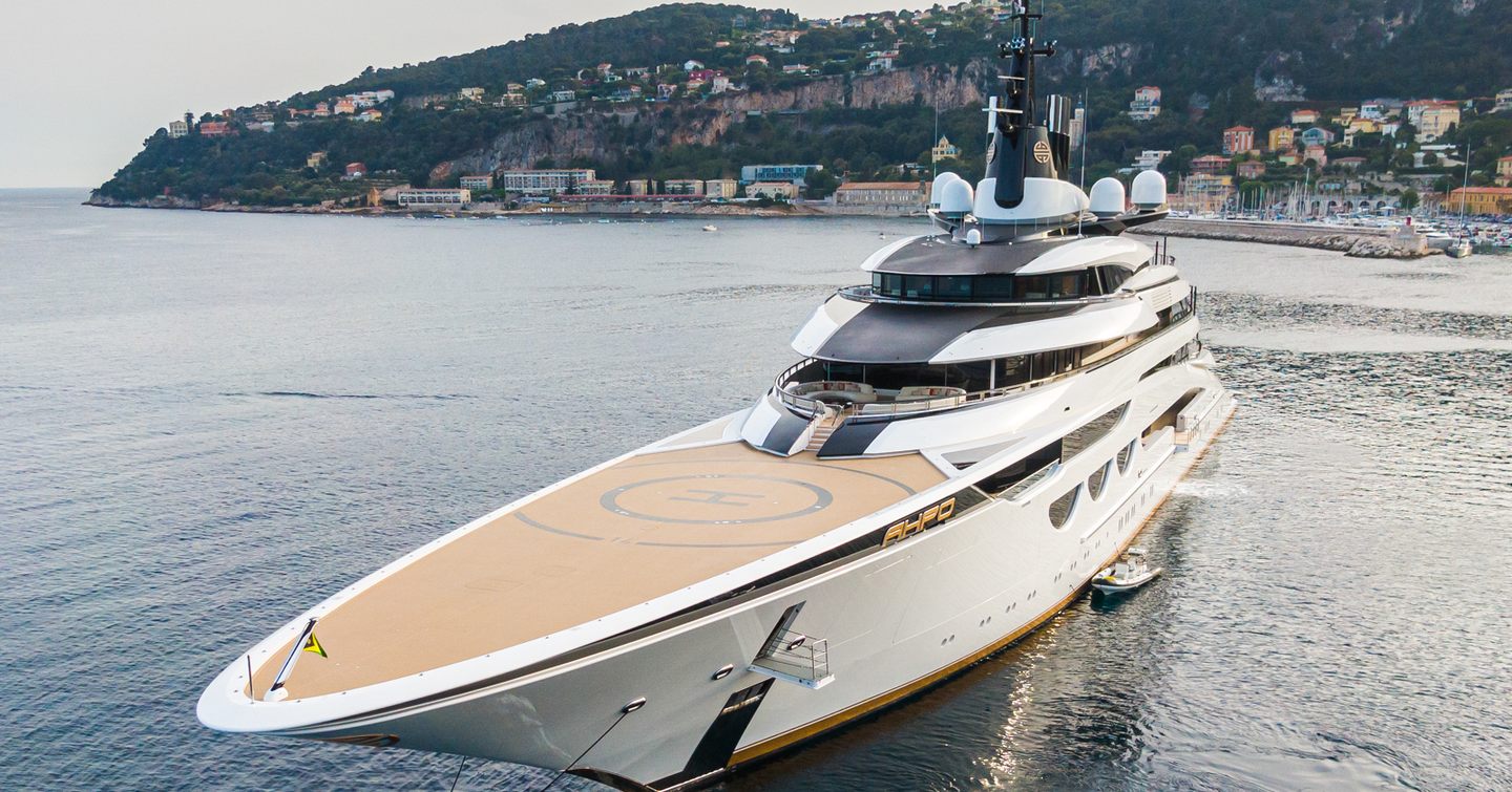 AHPO megayacht built by Lurssen