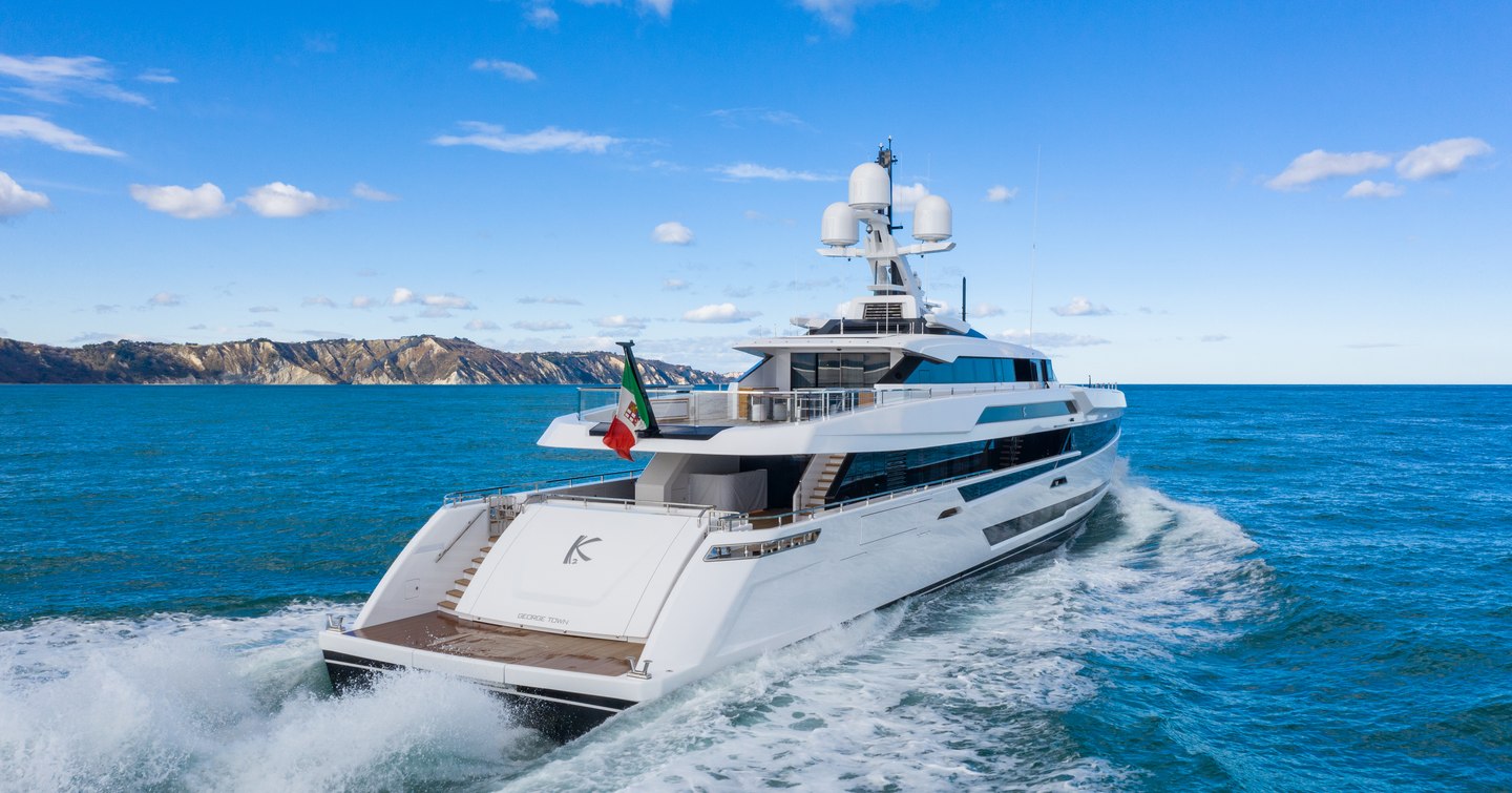 Superyacht K2 on sea trials