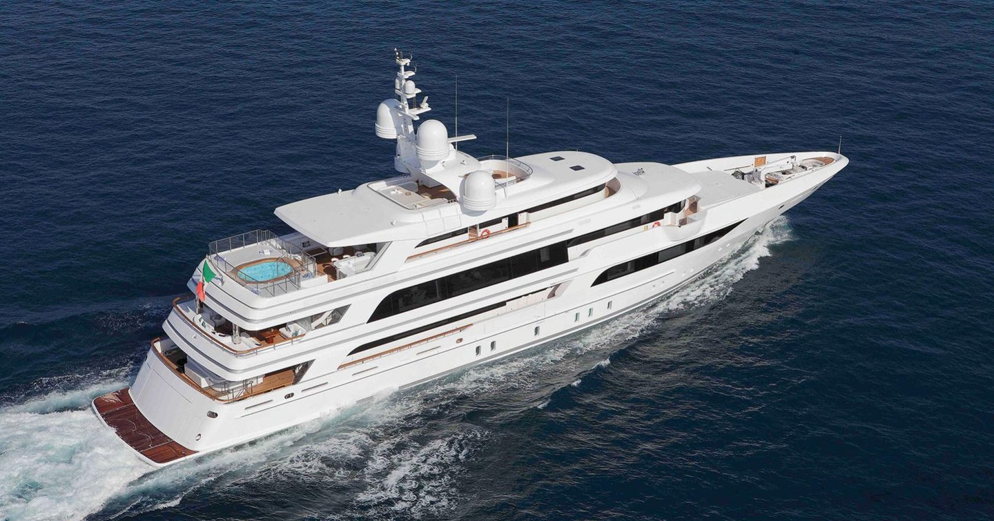 Moca superyacht on water