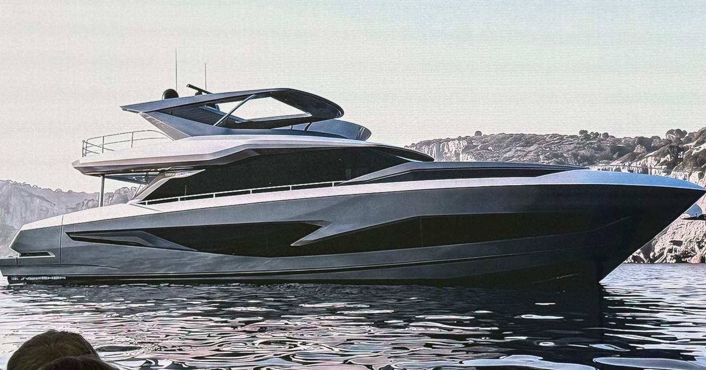 New Sunseeker Manhattan 80 Mk 2 superyacht rendering 