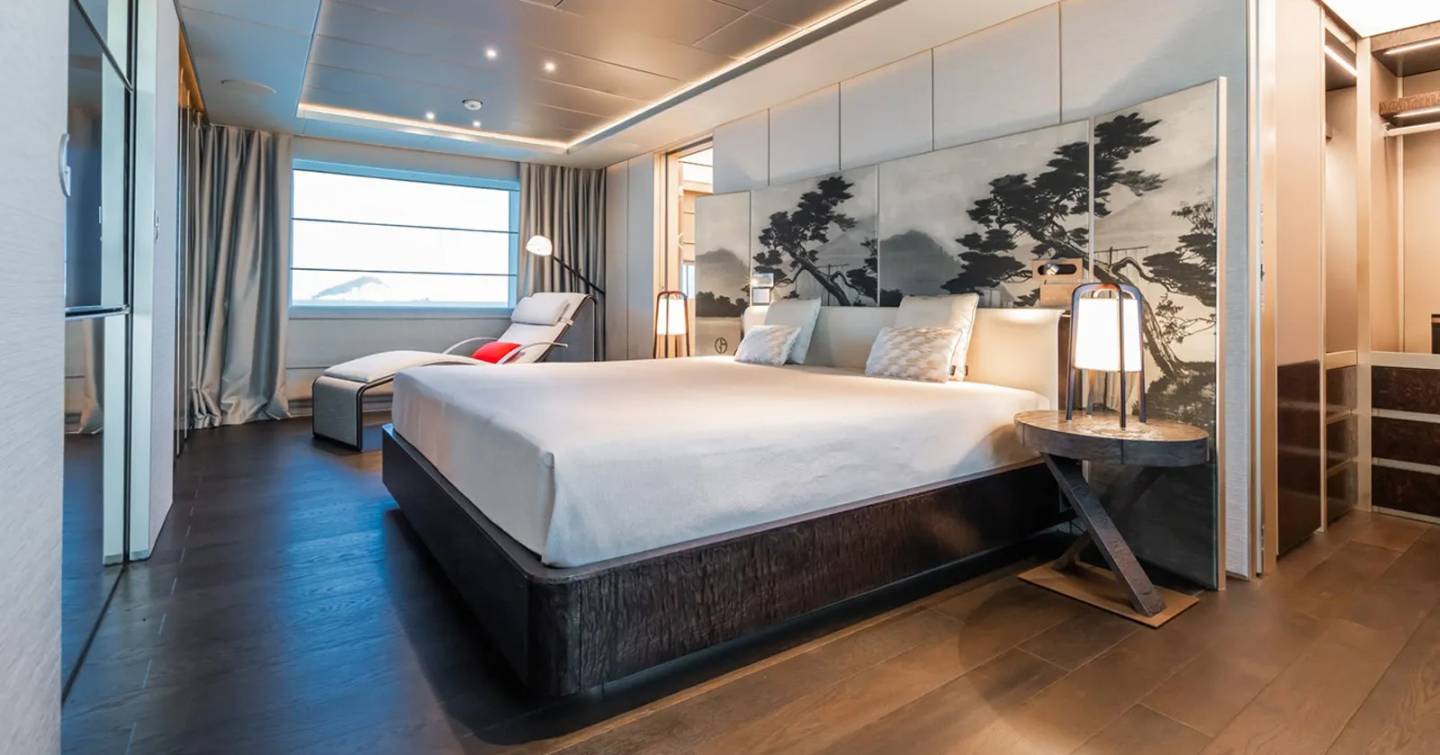 Superyacht Silver Star I master cabin