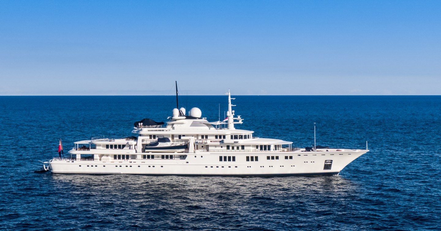 Superyacht Tatoosh at anchor in Antibes