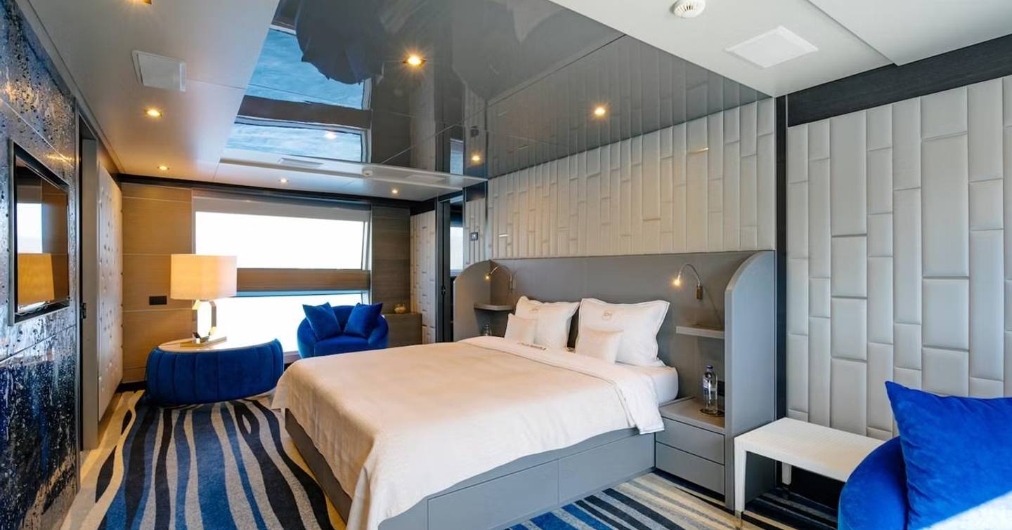 Superyacht Charisma owner's room