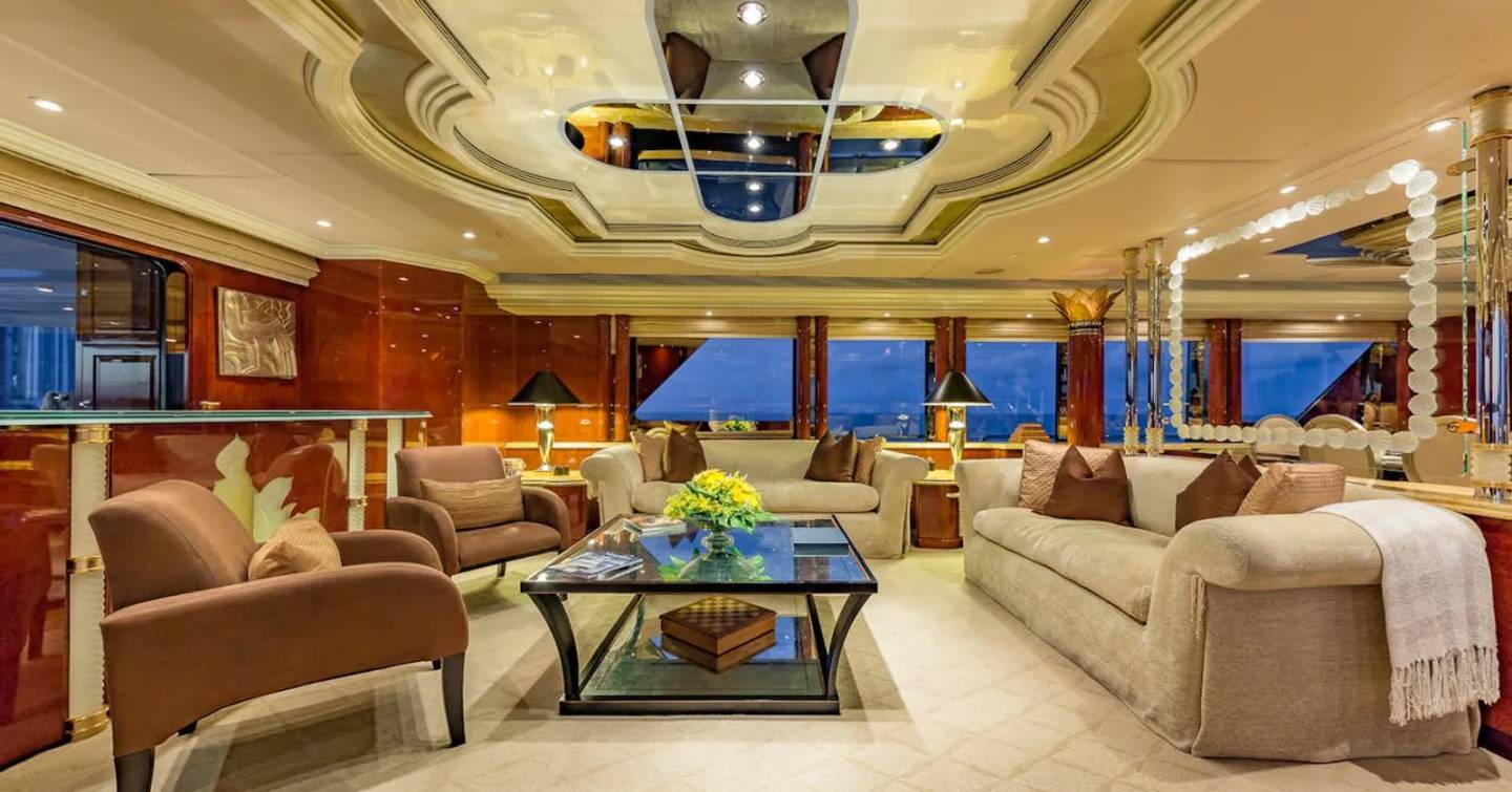 Superyacht I Love This Boat main saloon