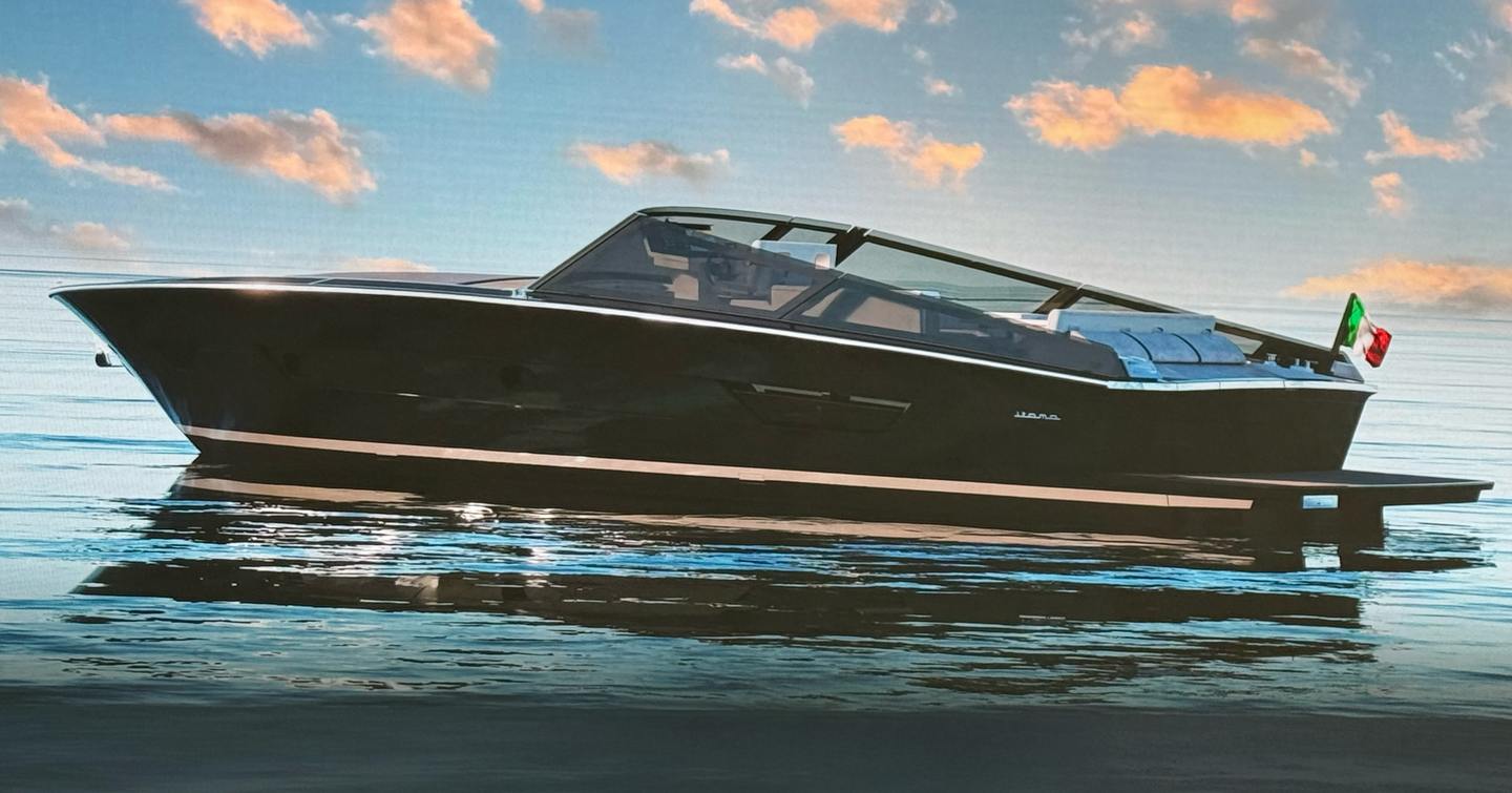 Rendering of Itama 54 Boat at anchor 
