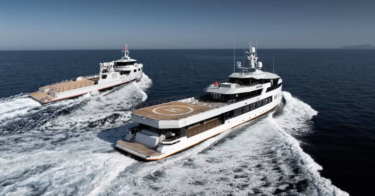 Damen-Xplorer-60-Review-with-support-vessel