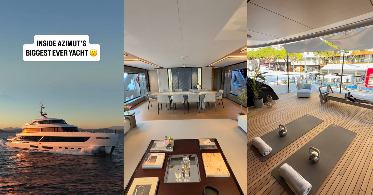 Collage of Azimut Grande 44M motor yacht 