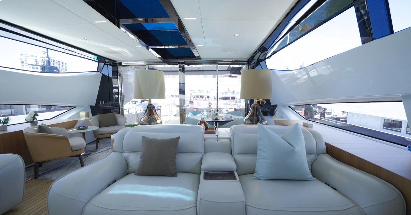 Mangusta-GranSport-54-Review-upper-deck-lounge-view-aft