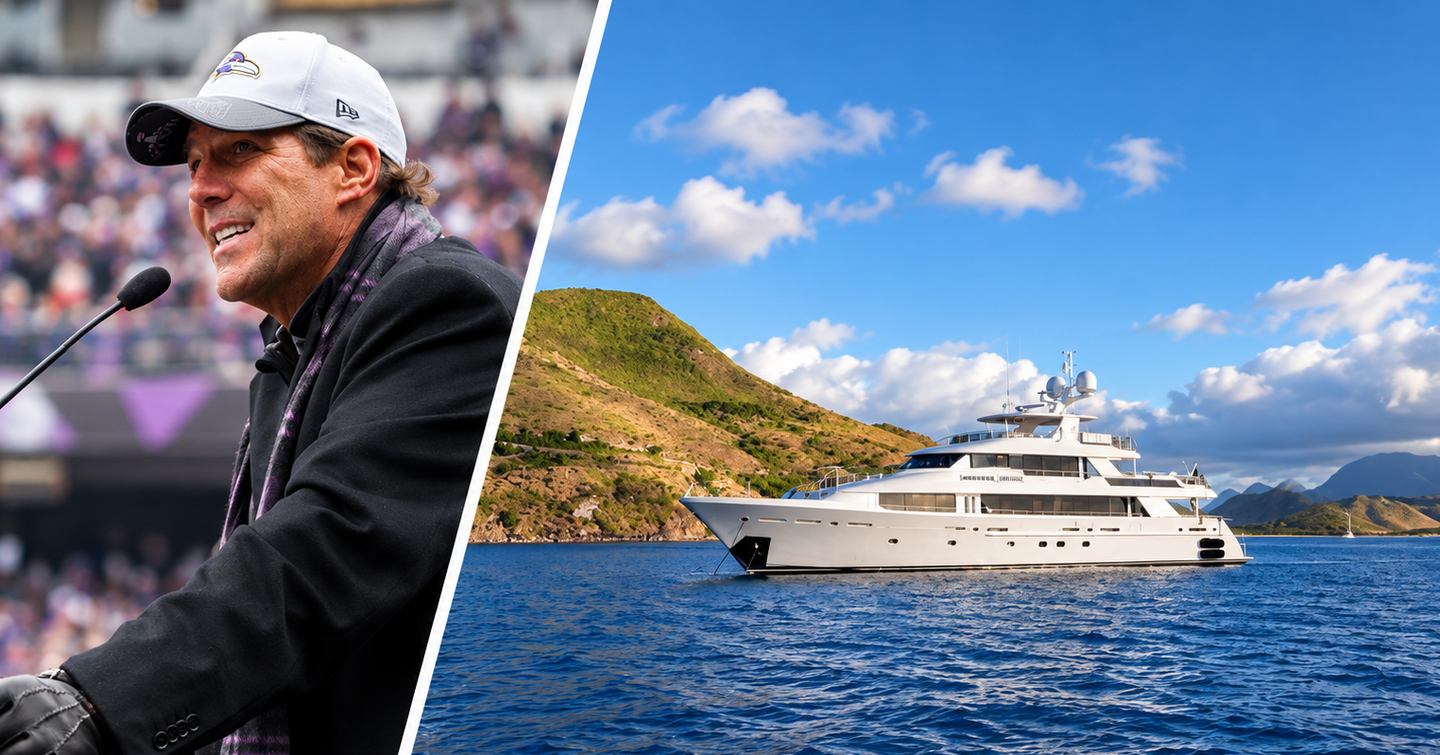 Steve Bisciotti and superyacht Winning Drive 
