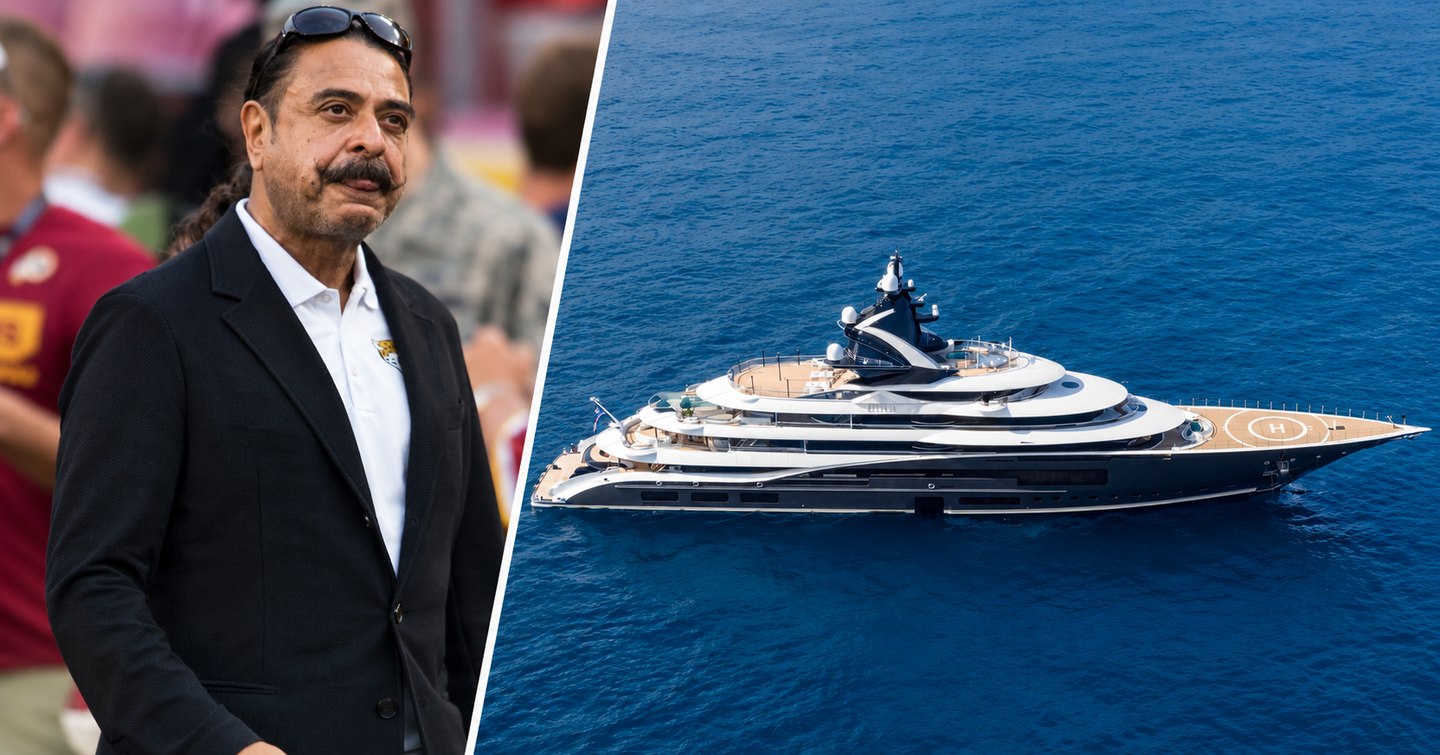 Shahid Khan and superyacht Kismet 