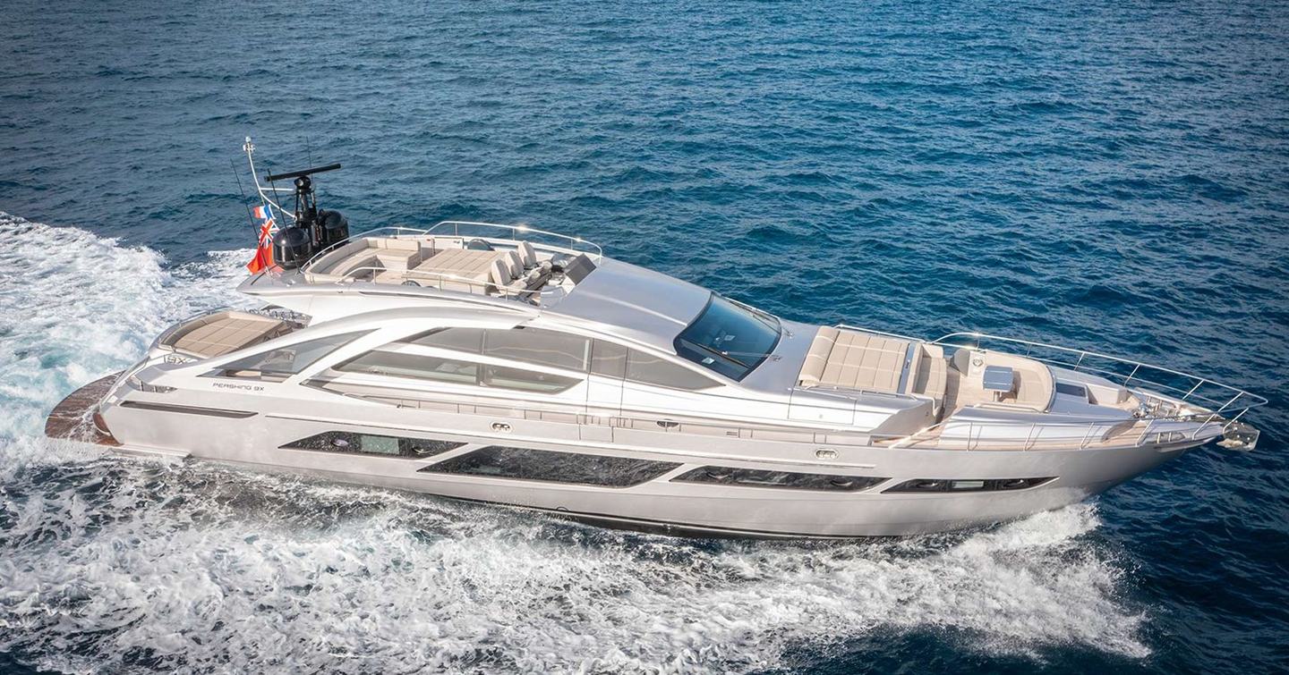 Magic of Ayr motor yacht under way