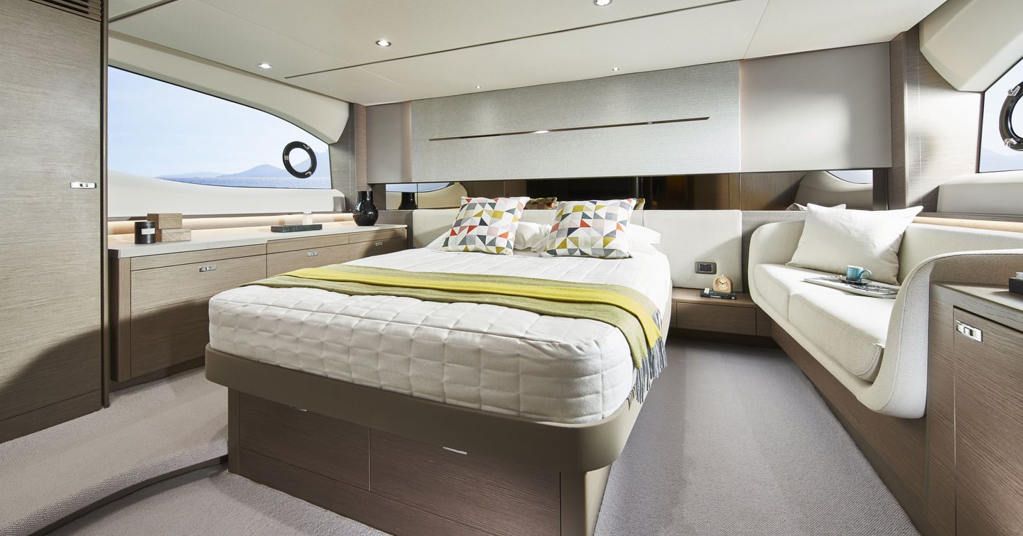 Princess V55 master suite