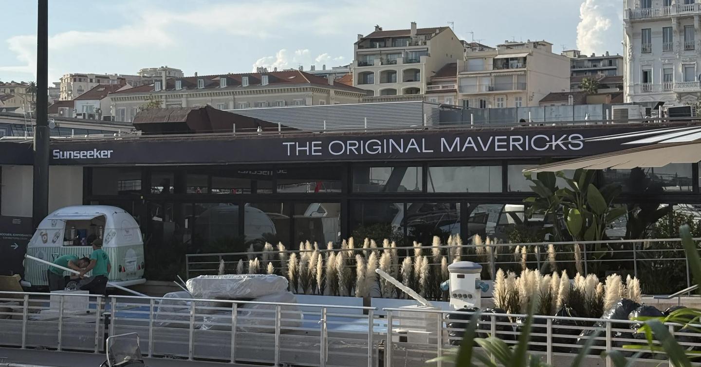 Sunseeker exhibitor stand at Cannes Ychting Festival