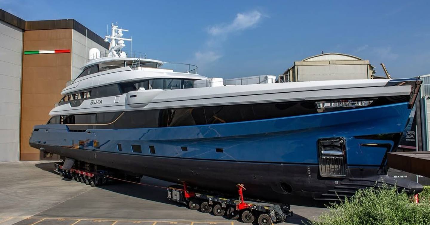 Admiral Panorama Superyacht Silvia at launch