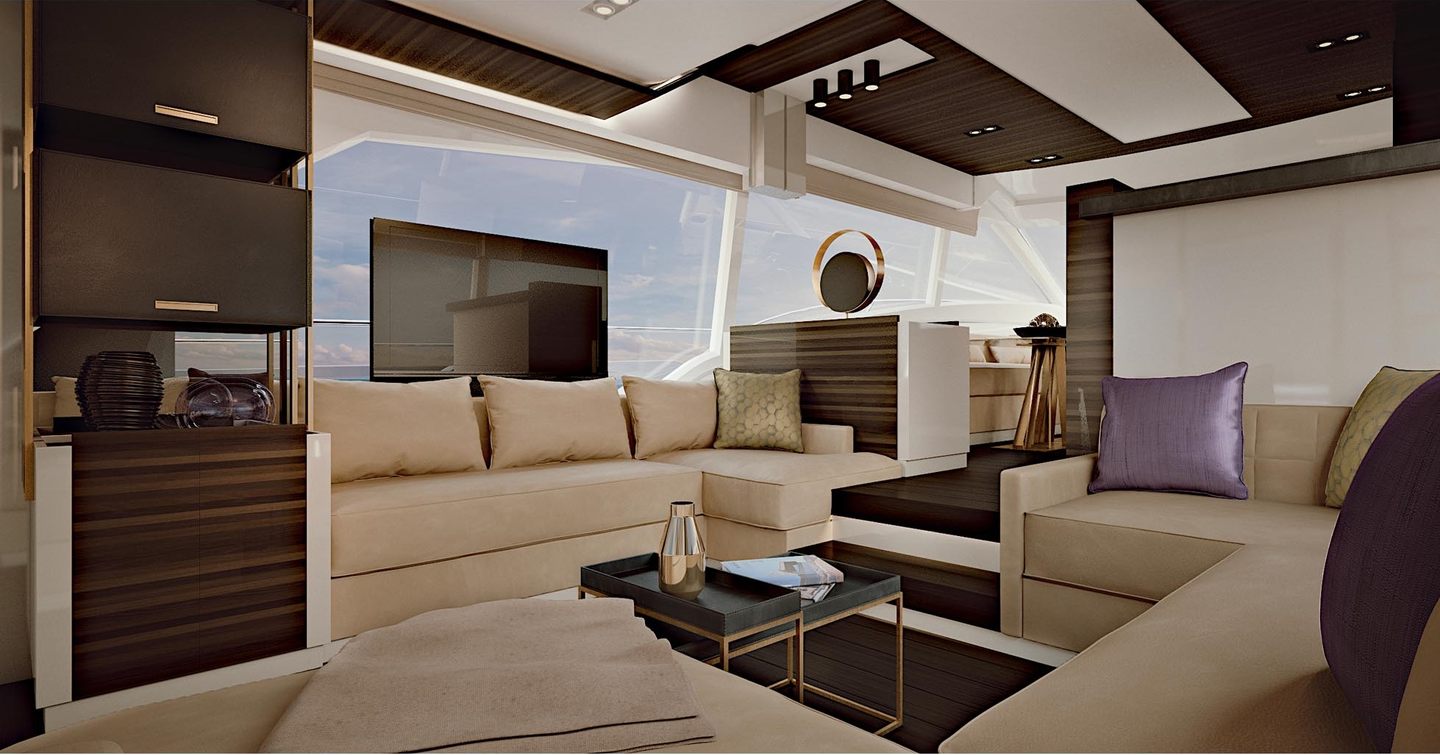 Ferretti 670 interior