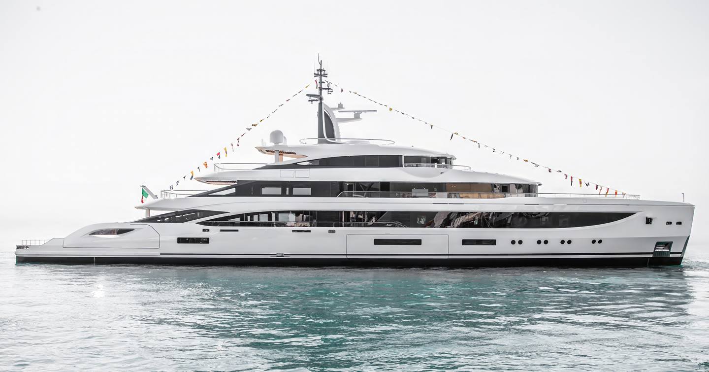 Superyacht Lady Estey at launch