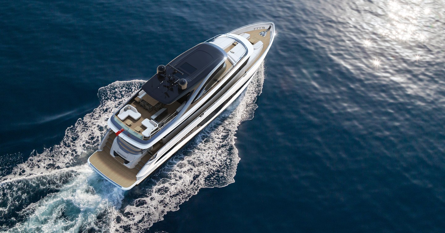 The X80 has an extended flybridge that creates a skylounge and maximises interior space.