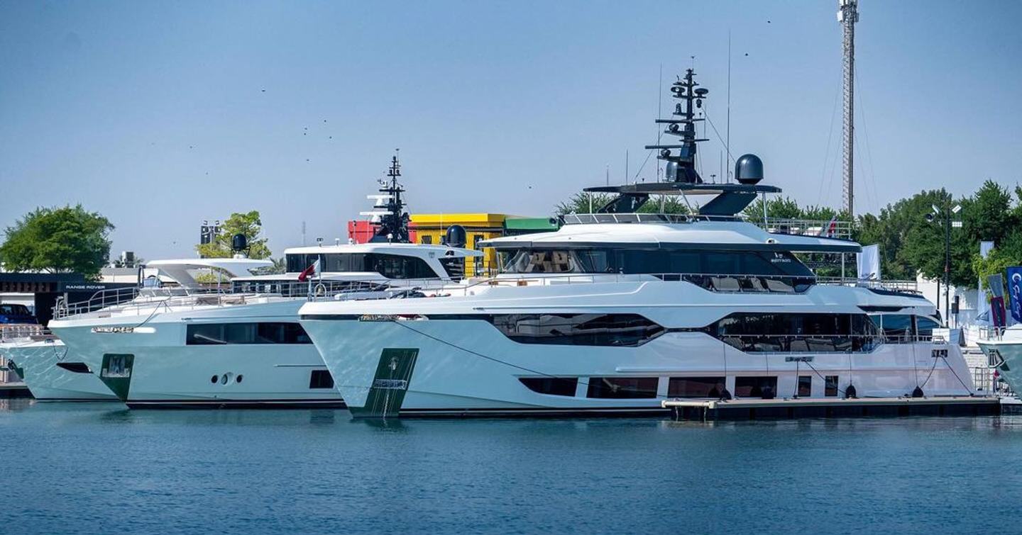 Gulf Craft superyachts berthed in Old Doha Port