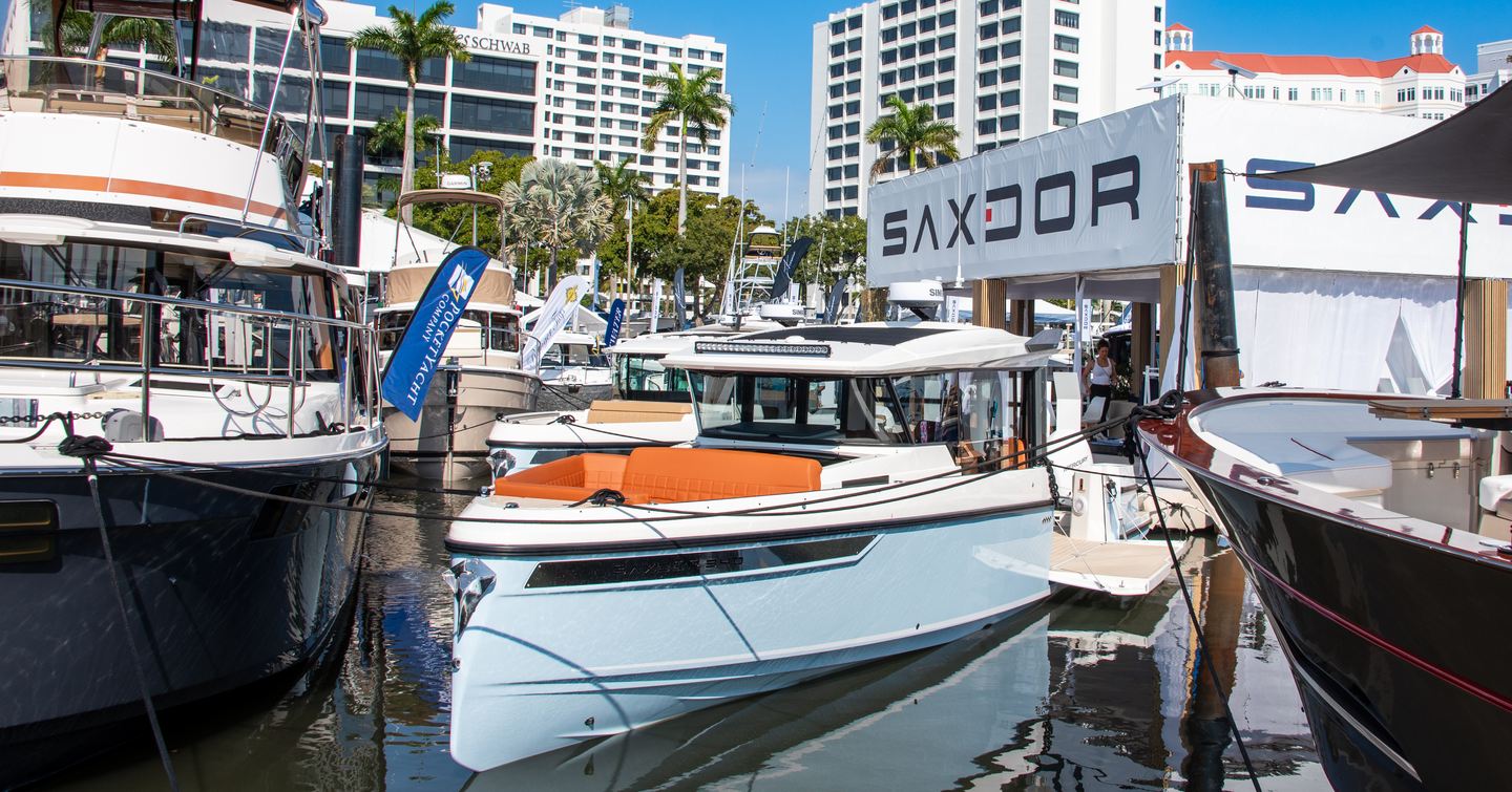 Saxdor stand at the Palm Beach International Boat Show 2026