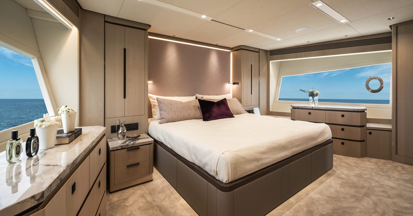 AMETHYST's master stateroom