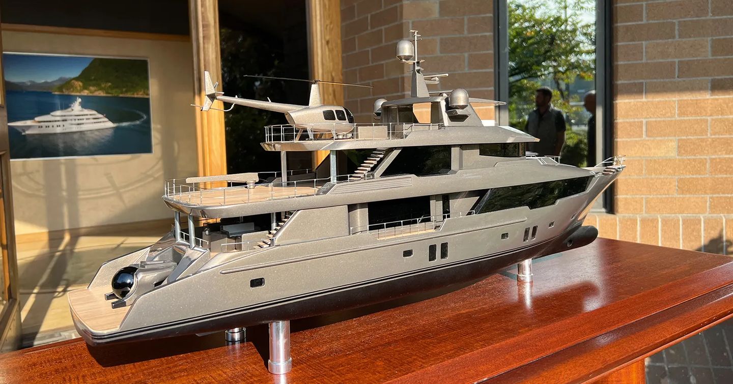 Scale model of Project Zembra on display