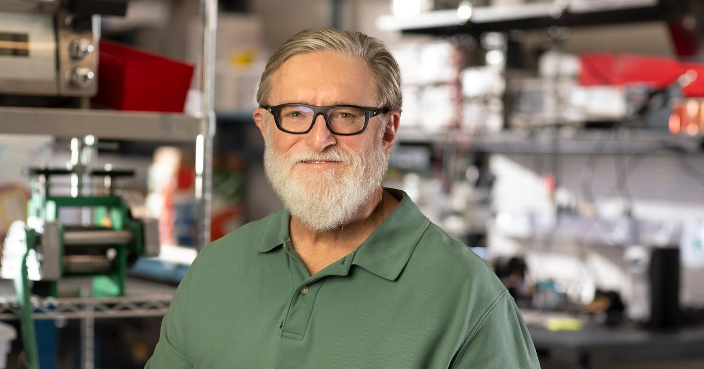 Oceanco's CEO Gabe Newell smiling at camera 