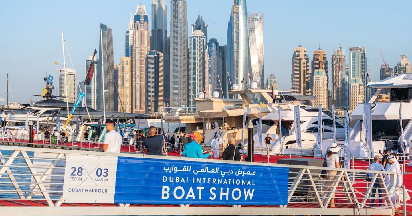 Entrance to Dubai Harbour during DIBS