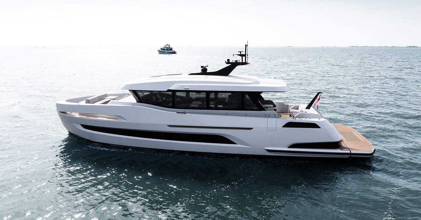 Rendering of Seaver Nordic 65 motor yacht