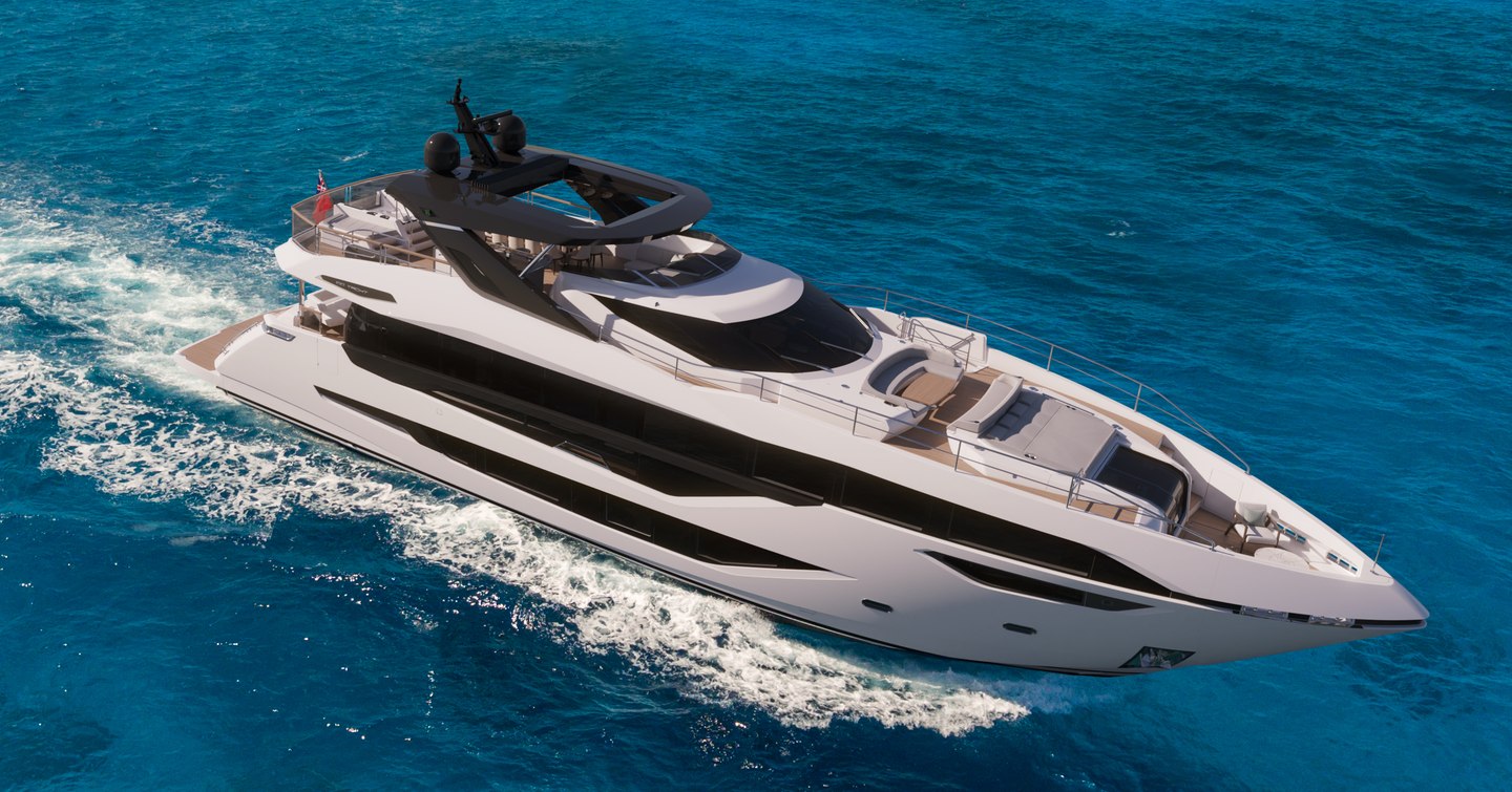 Sunseeker 100 Yacht motor yacht under way