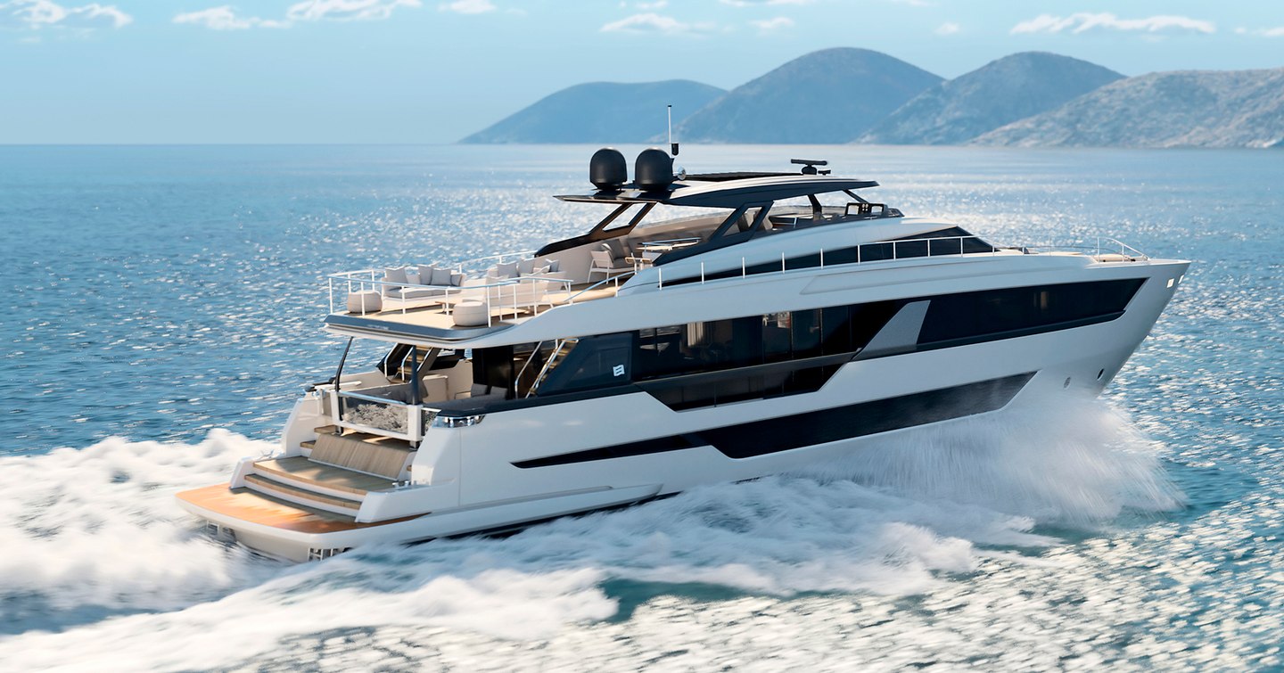 Three hulls of the Ferretti 1000 Yacht have already been sold