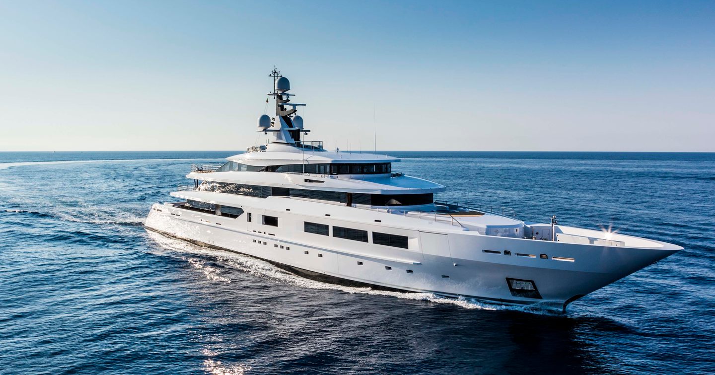 Superyacht SUERTE on water