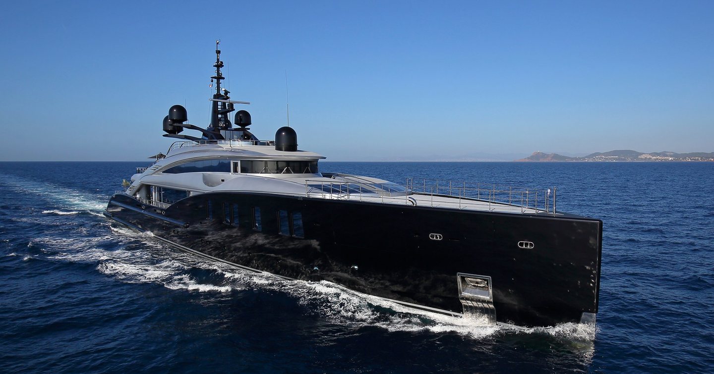 ISA superyacht OKTO on water