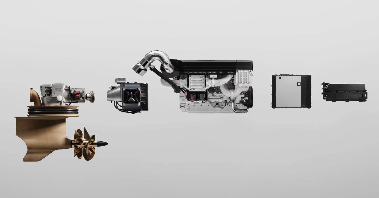 D13-IPS Hybrid exploded view