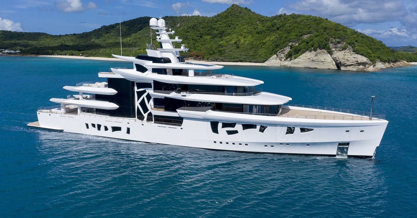 Superyacht ARTEFACT on water