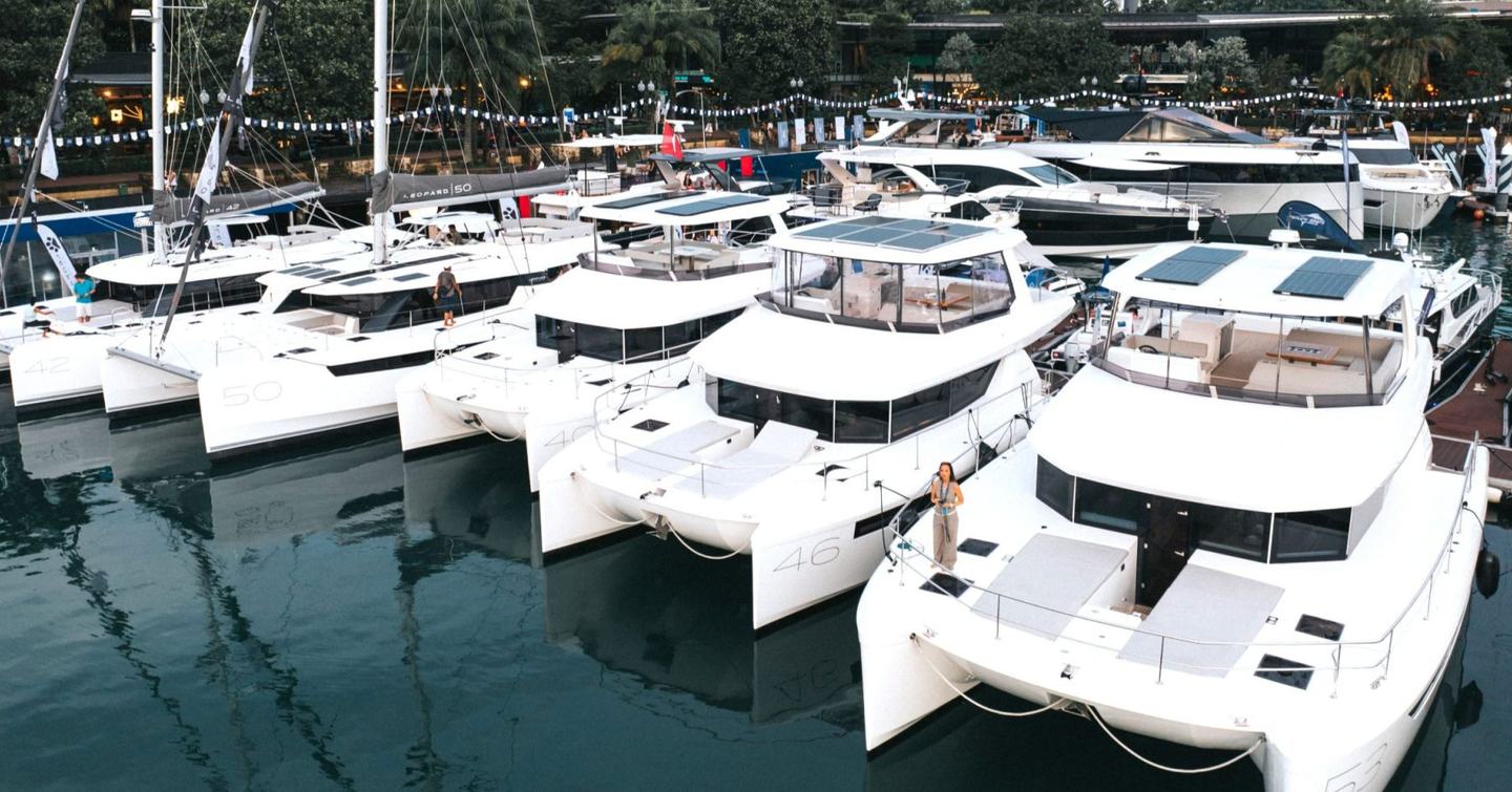 Catamarans berthed at SYF