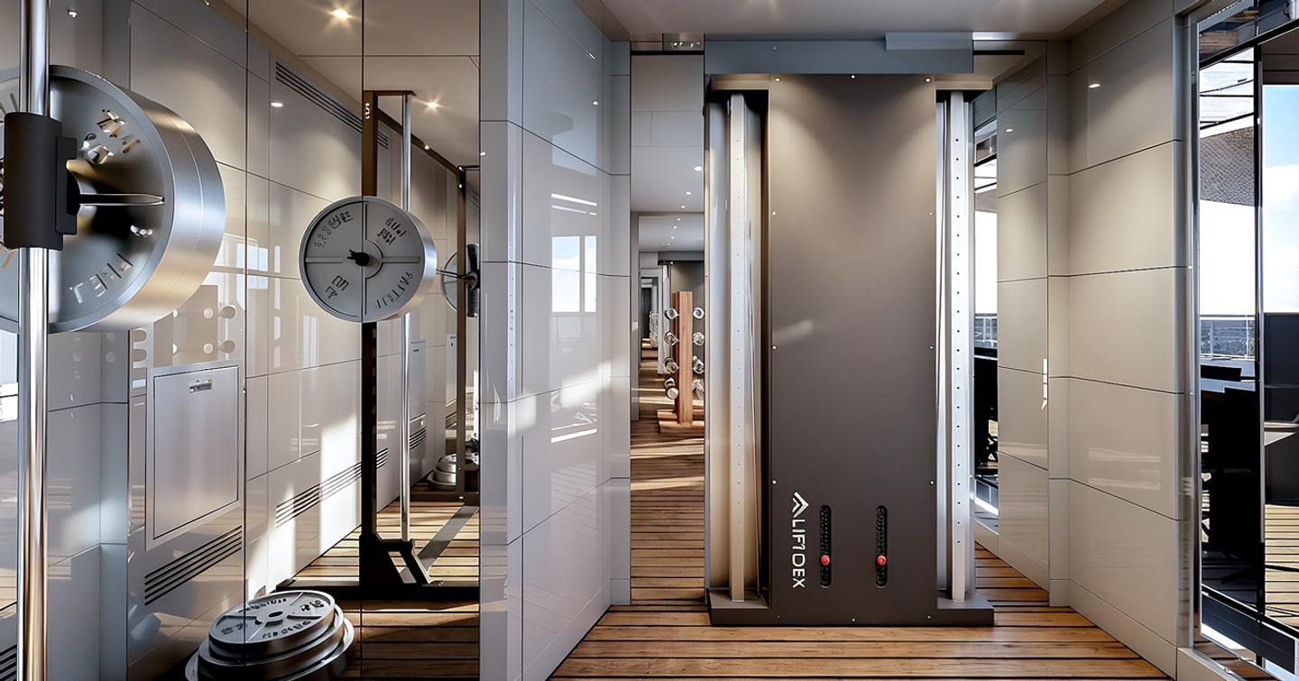 Rendering of 41M EXP Aegean Project Obsidean Blade explorer indoor gym 