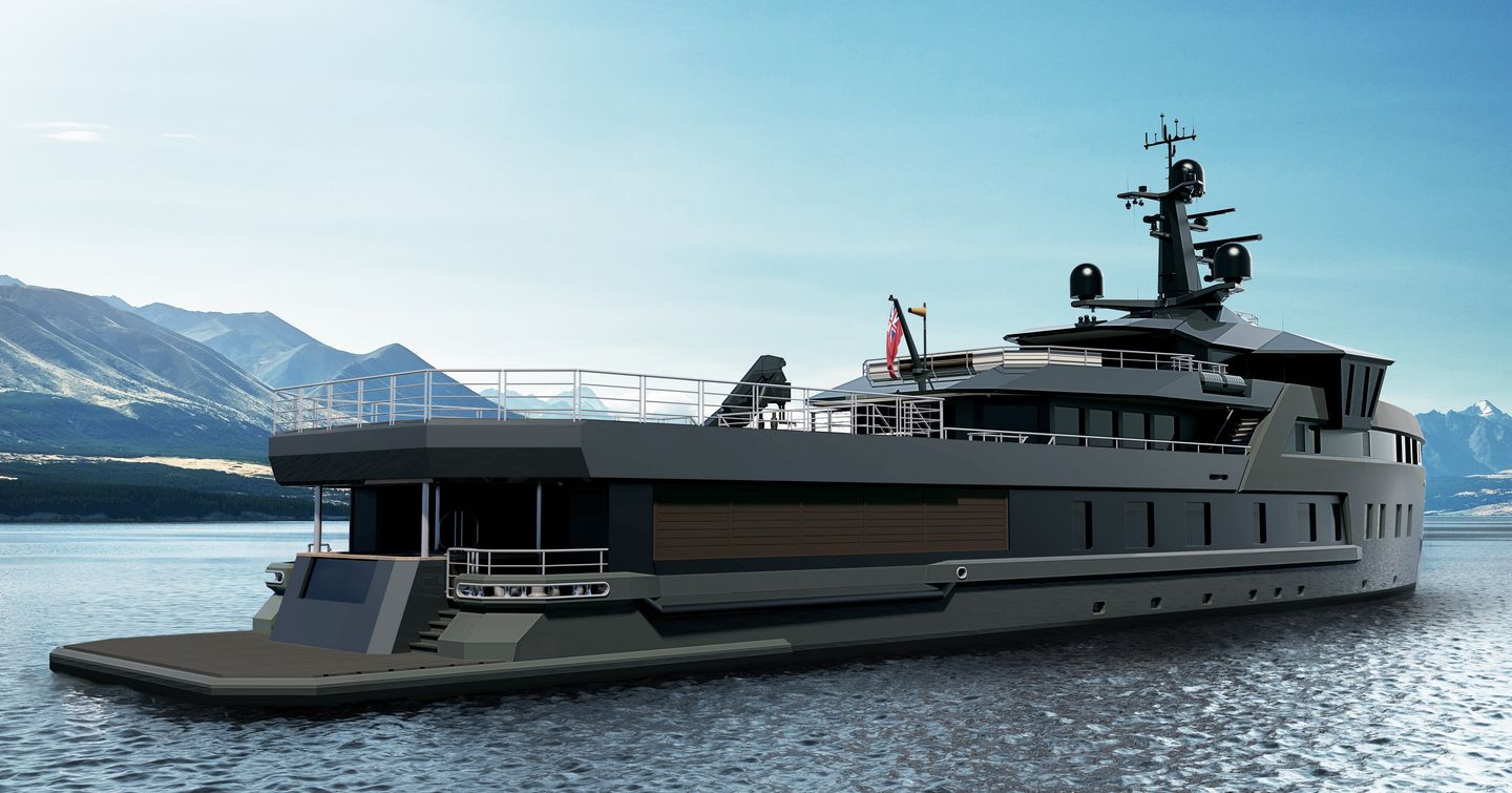 Render of SeaXplorer 58 yacht