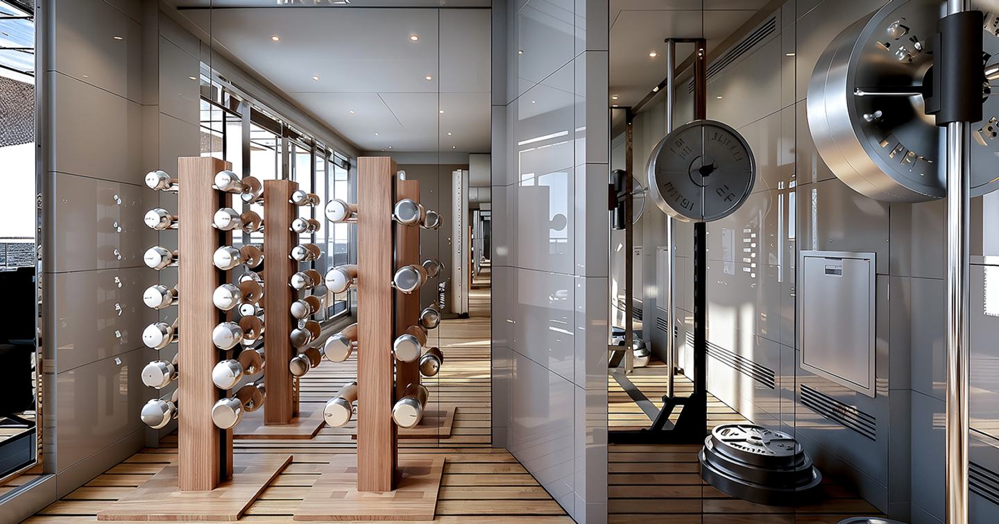 Rendering of 41M EXP Aegean Project Obsidean Blade explorer indoor gym 