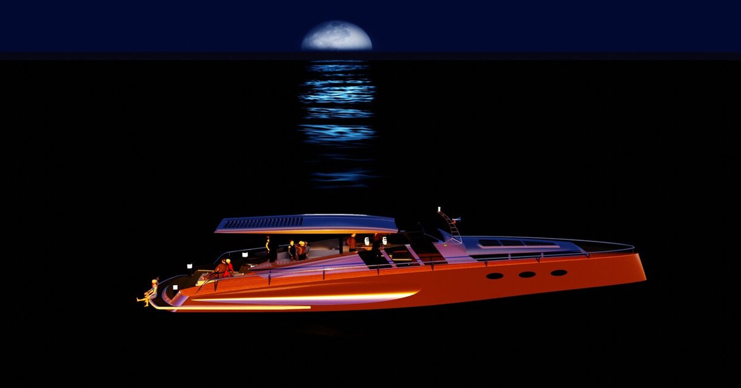 Nick Stark Design concept on water at night