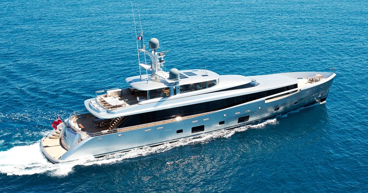 Superyacht Excellence V under way