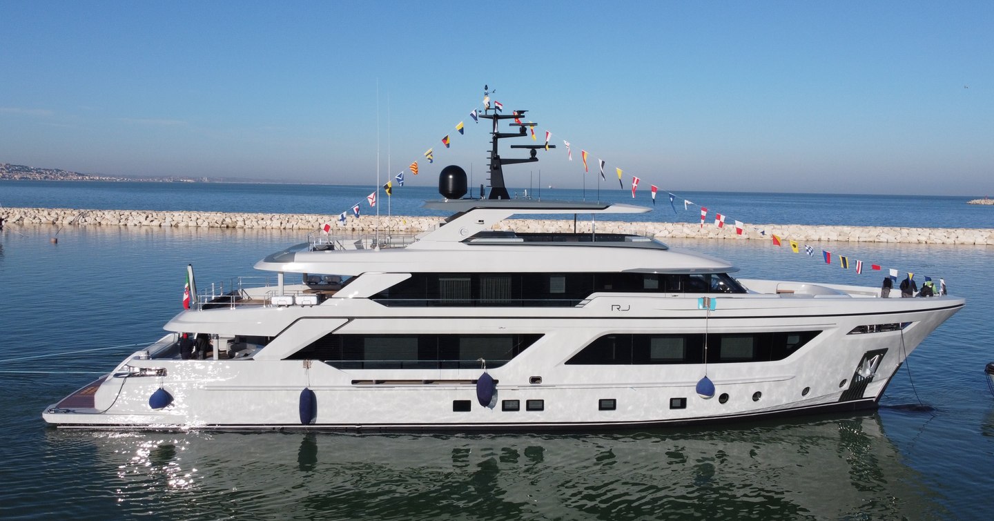 Superyacht RJ on the water