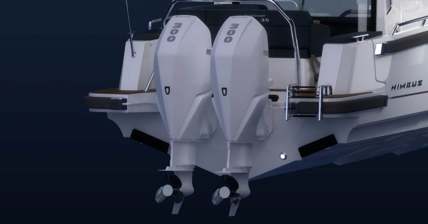 Nimbus Sport Coupé 35 yacht engines 